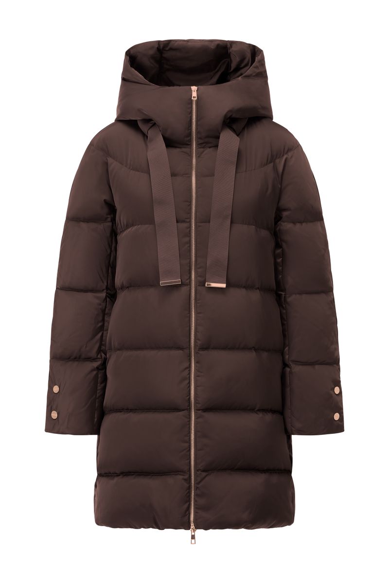 Hooded Midilength Puffer Jacket