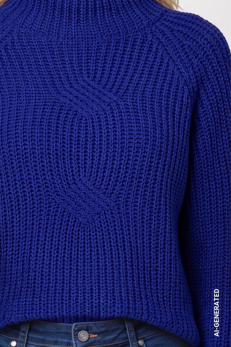 Strickpullover aus Chenillegarn