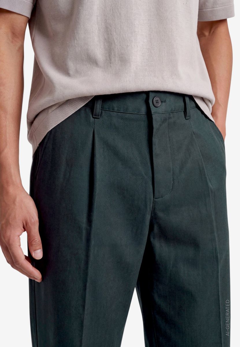 Herren Bundfaltenhose im Loose Fit