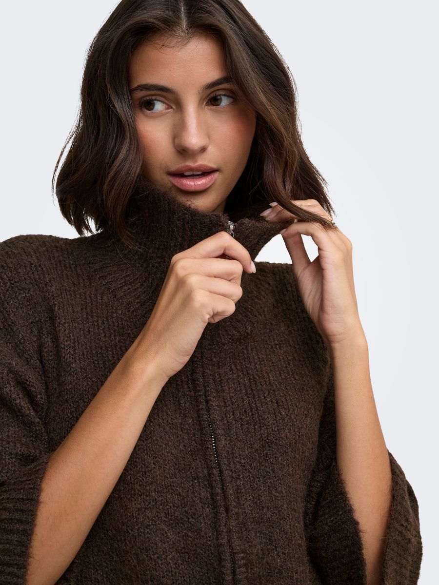 ONLMAGGIE 3/4 WIDE ZIP CARDI CC KNT