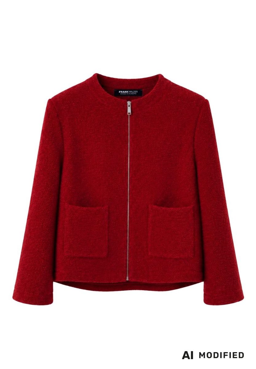 Leichtjacke ROUGE CONTRAST mit aufgesetzten Taschen
