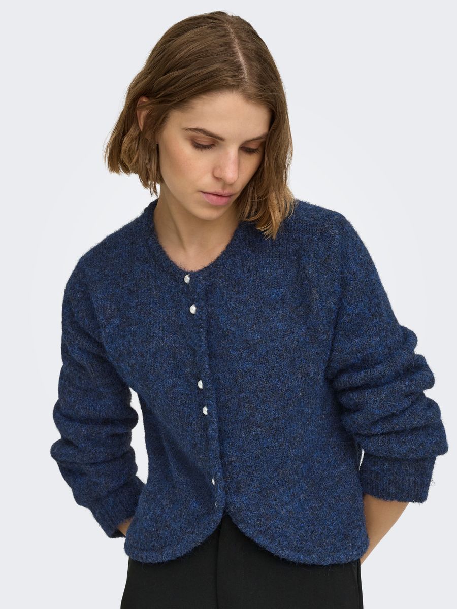 ONLZAGGIE LS BUTTON CARDI CC KNT