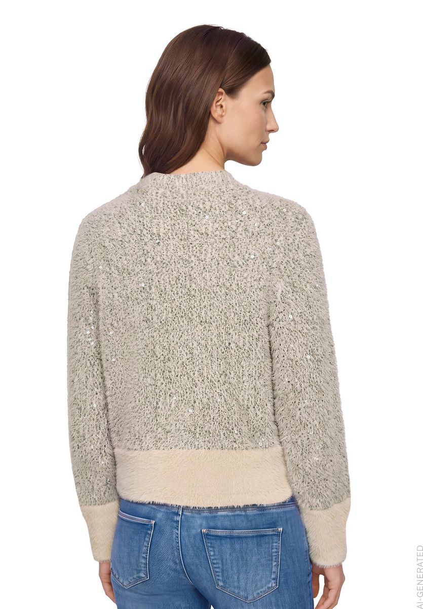 Grobstrickjacke