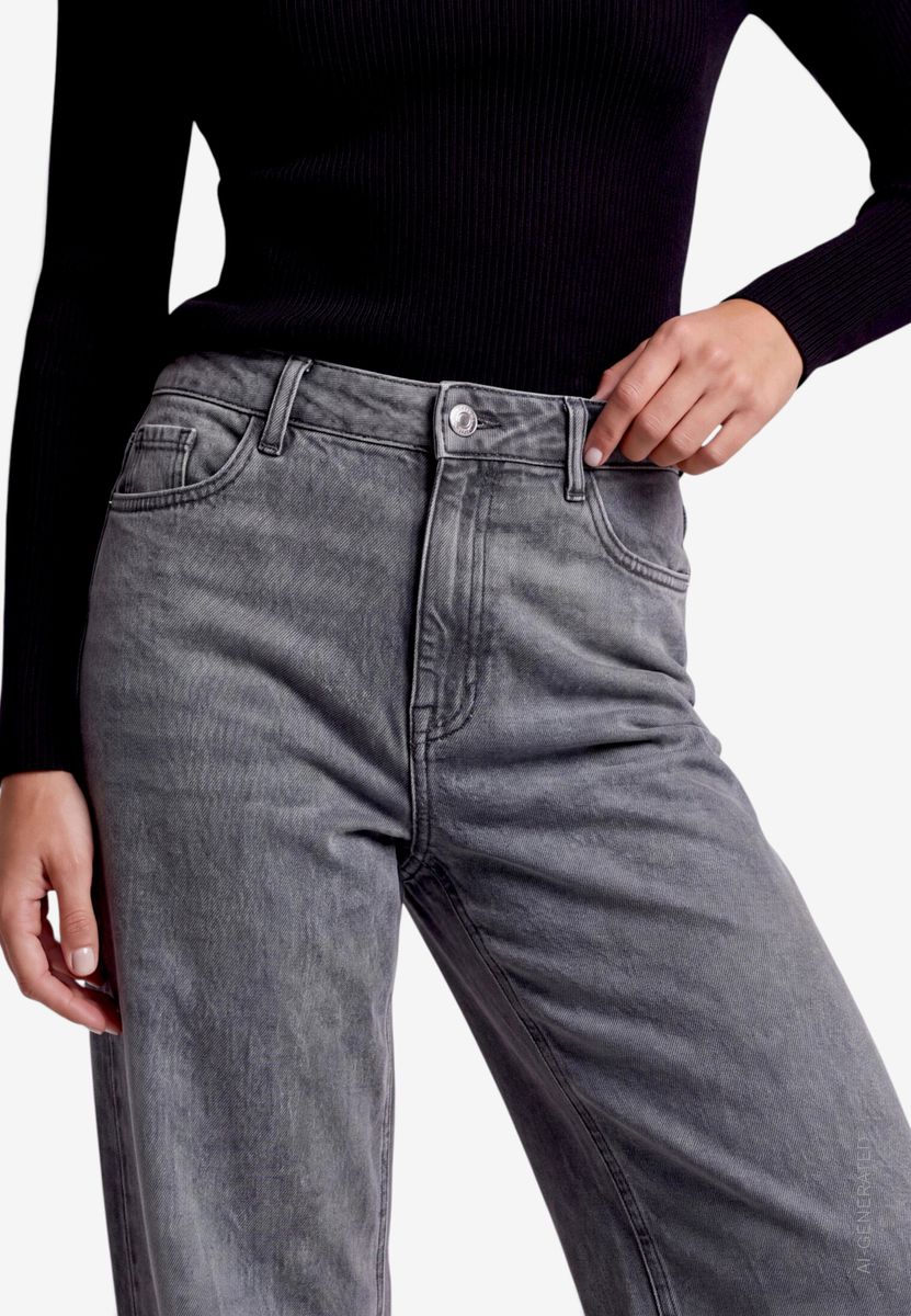 Damen Wideleg-Jeans Style Witney