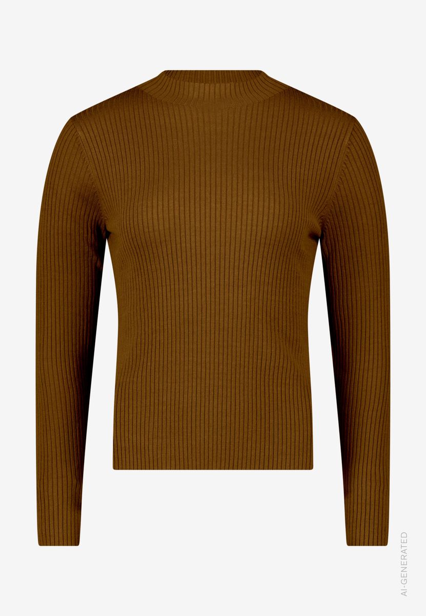 Damen Feinstrickpullover mit Stehkragen