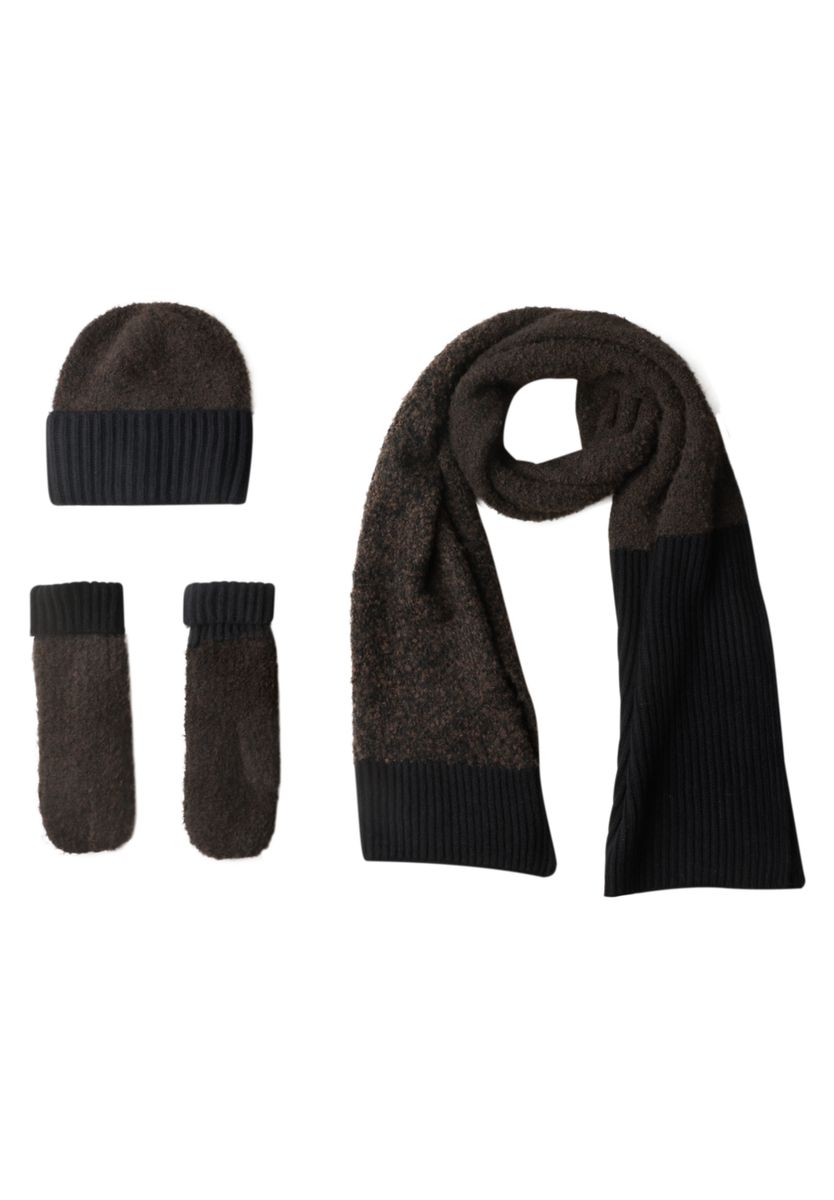 Bouclé-Mix Beanie