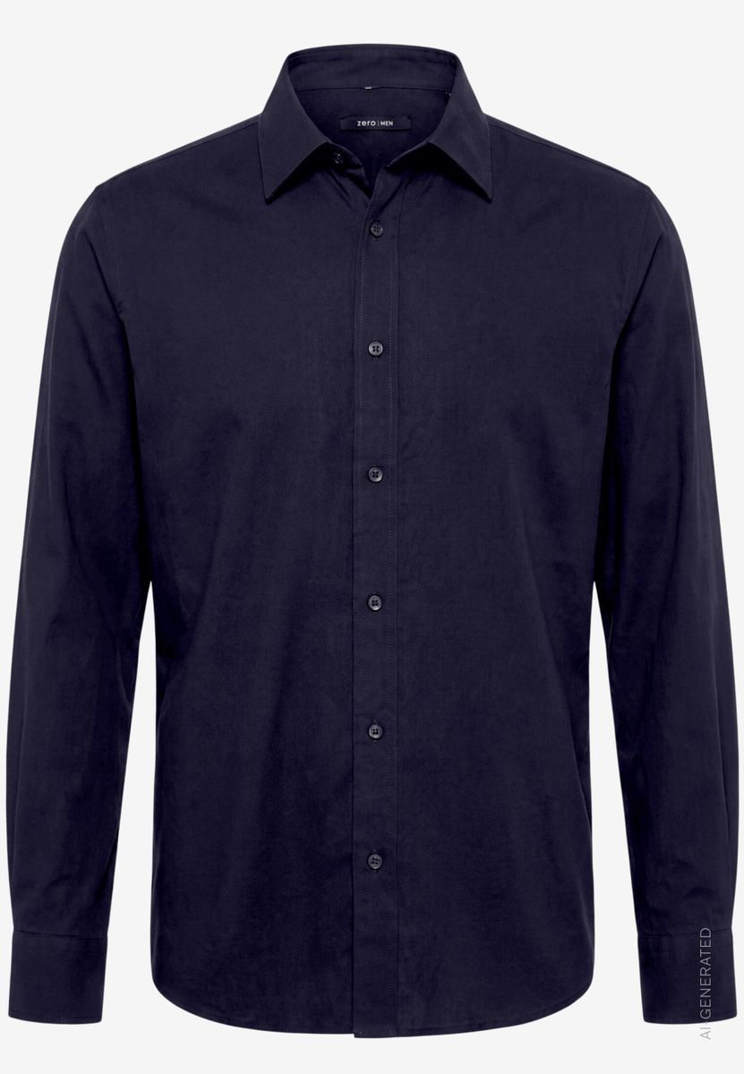 Regular Fit Hemd Herren Uni