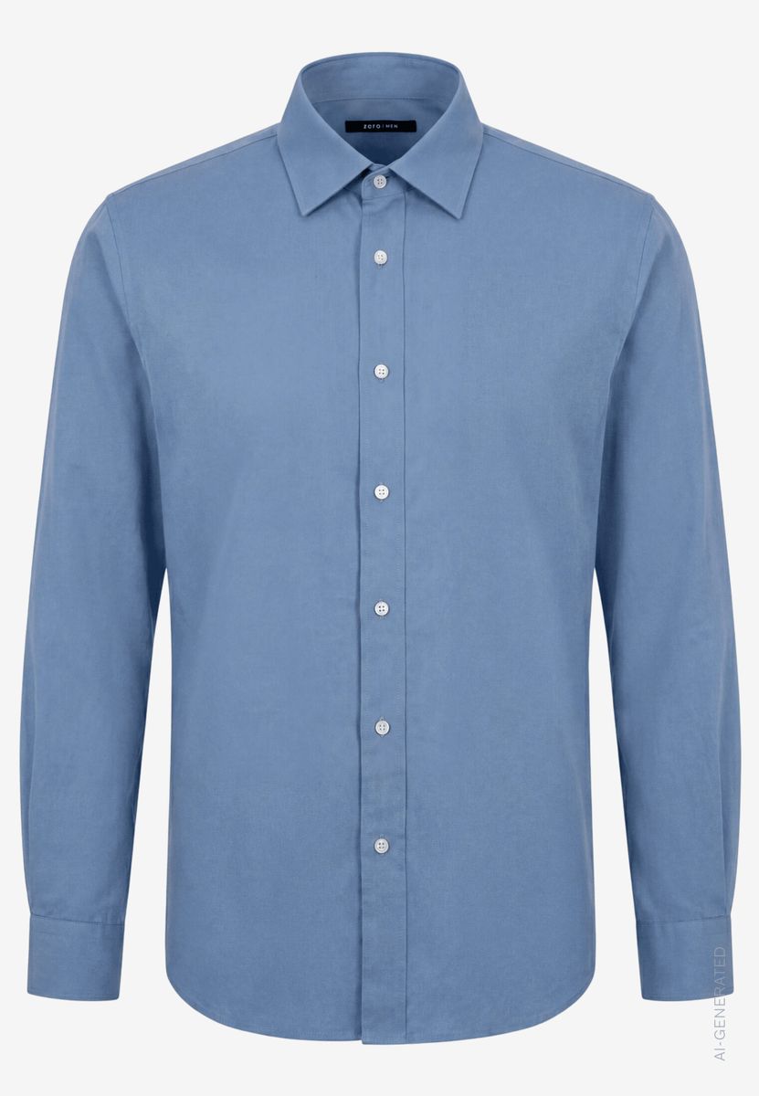 Regular Fit Hemd Herren Uni