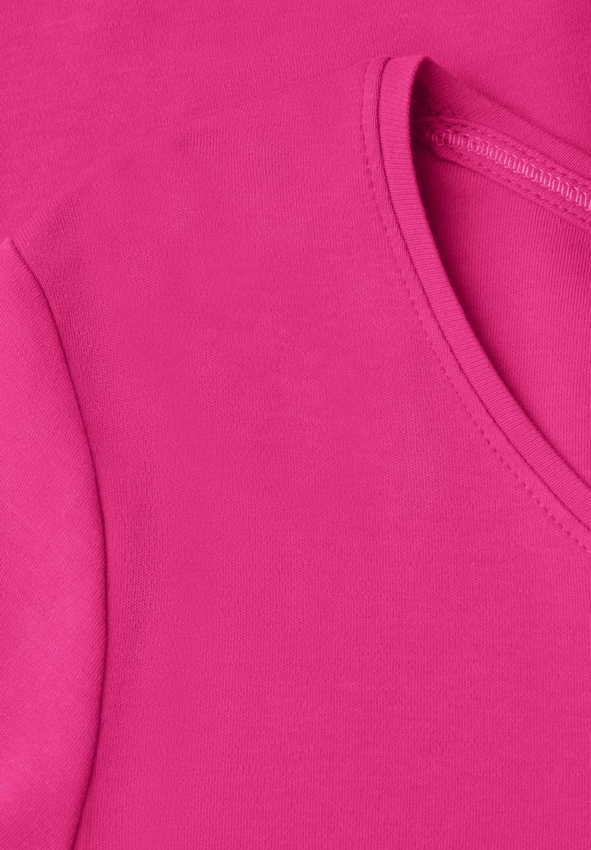 Basic Langarm Shirt mit Rundhals