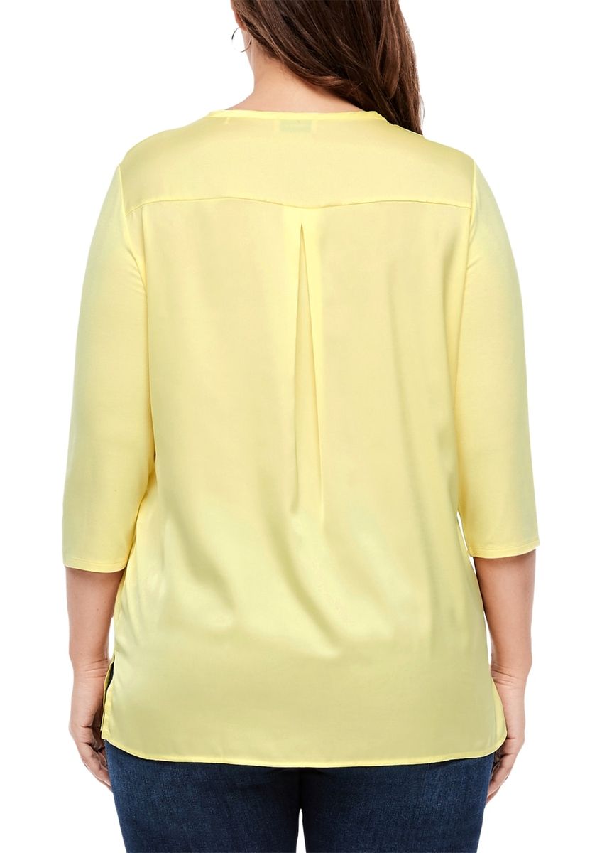 Materialmix-Shirt
