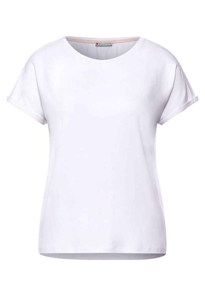 T-Shirt in Unifarbe