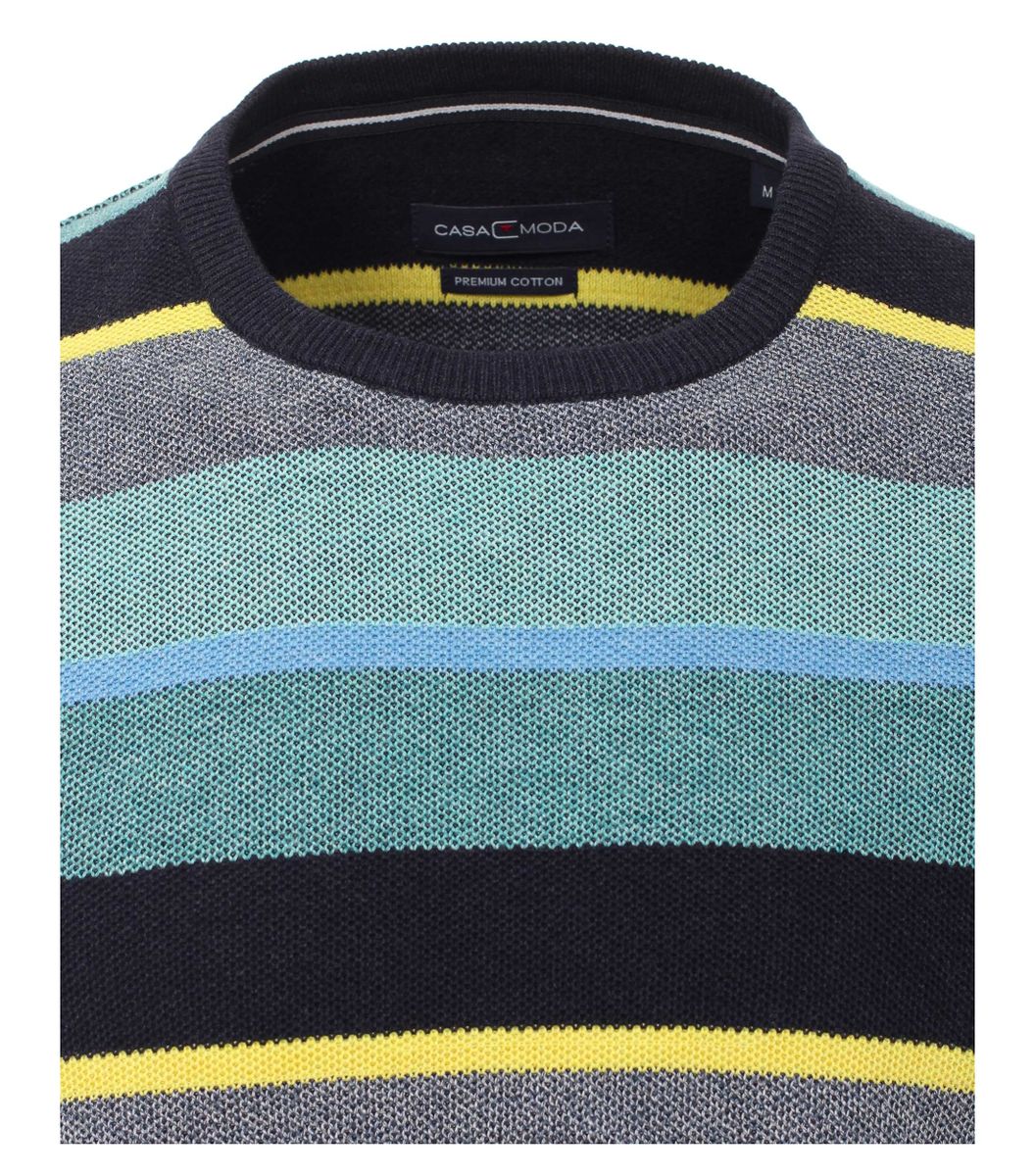 Pullover mit Rundhalsausschnitt gemustert