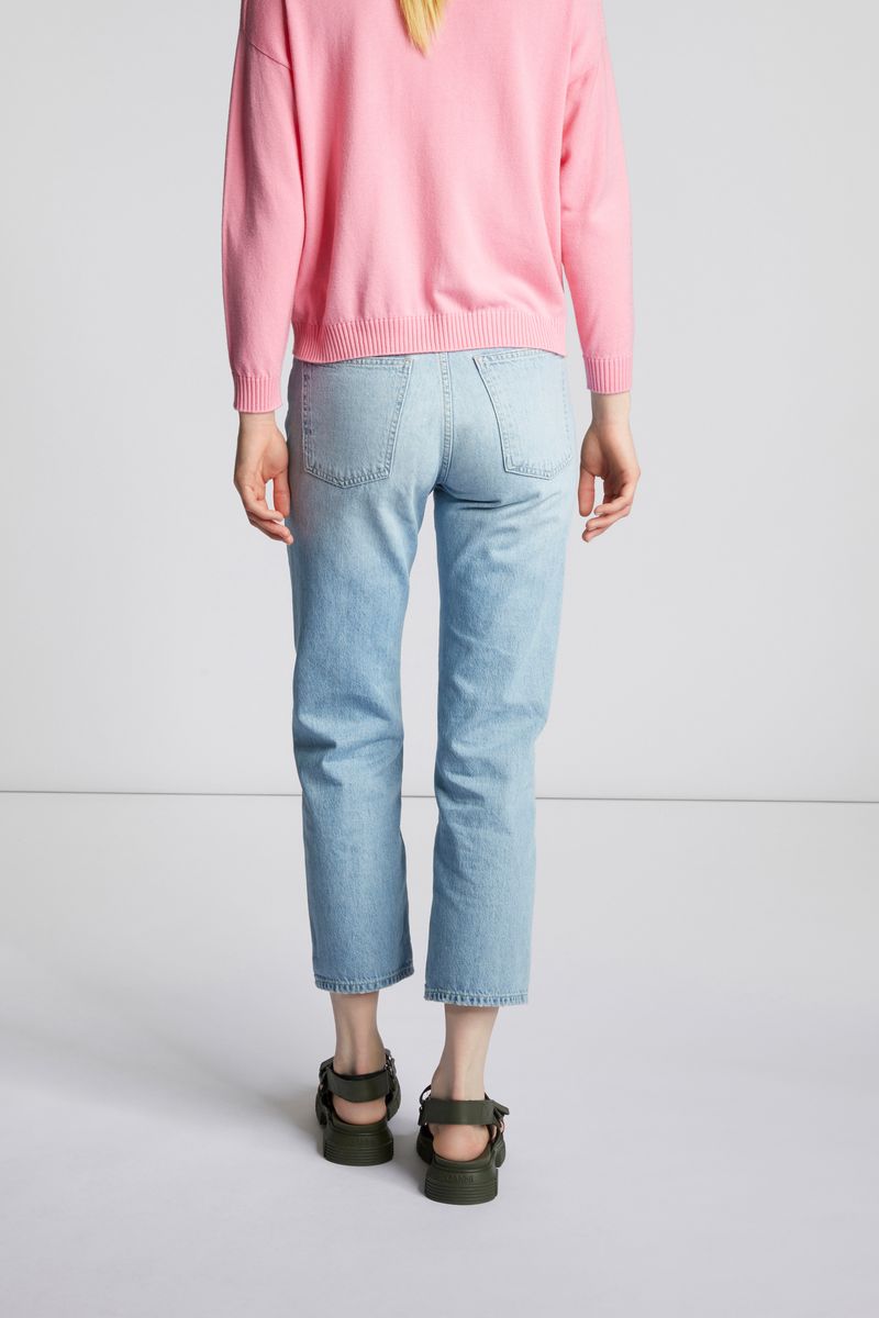 V-neck with placket