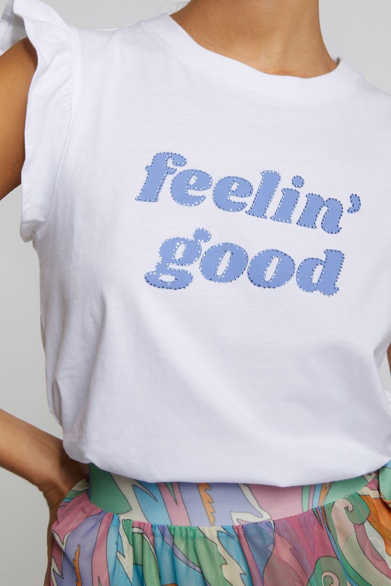 t-shirt with cap sleeves organic