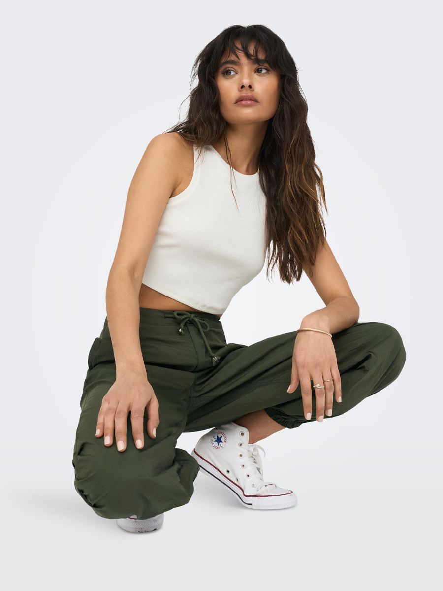 ONLVILMA S/L CROPPED TANK TOP JRS NOOS