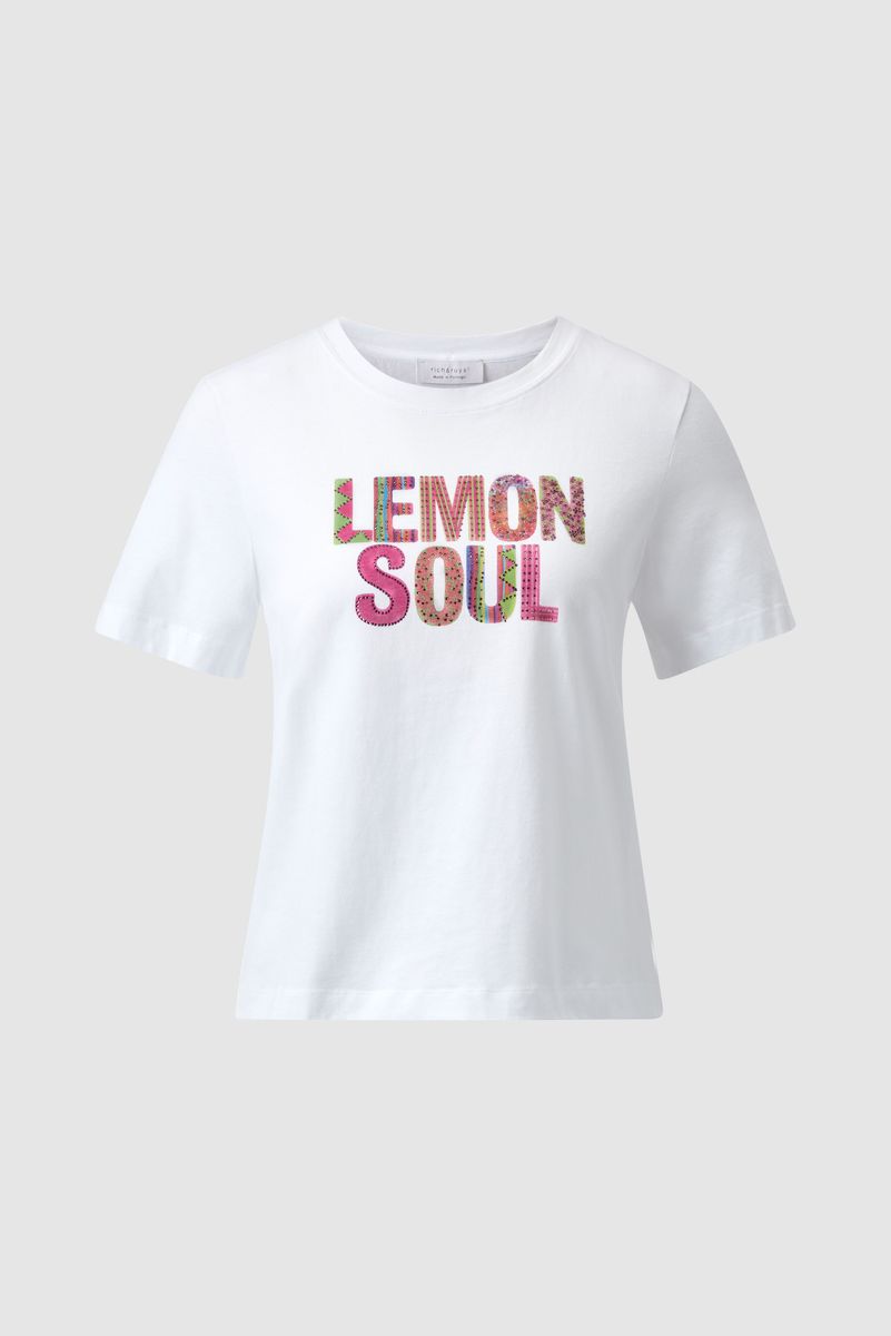 T-Shirt with placed print organic