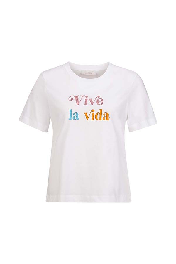 T-Shirt with placed print organic