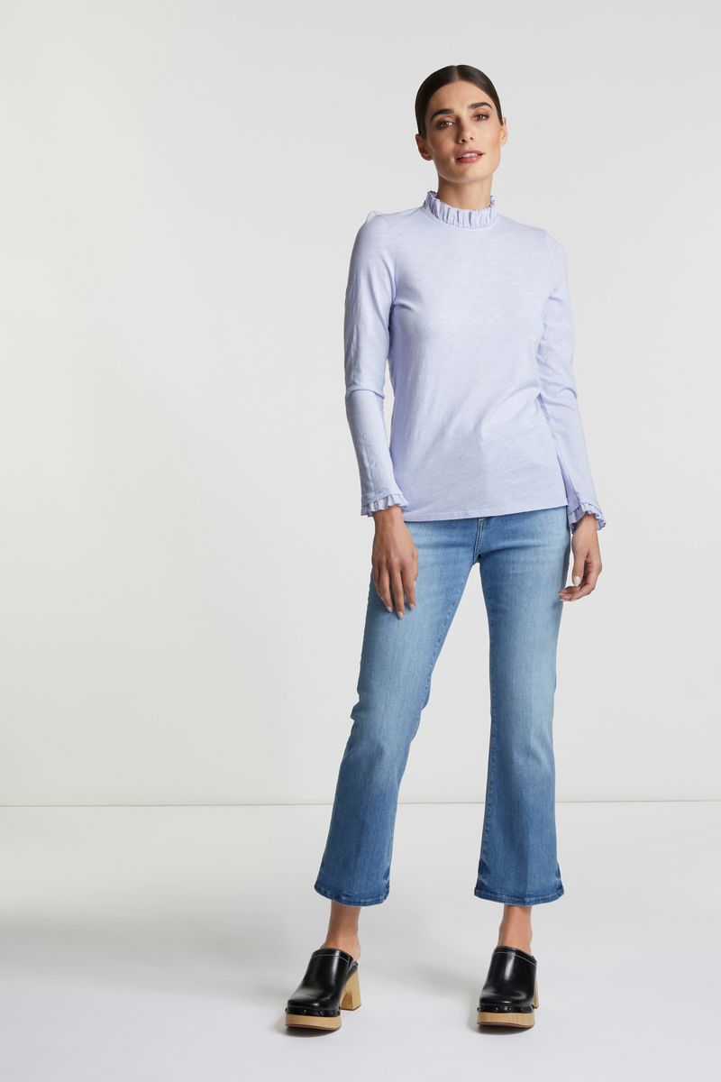Organic Slub Frill Longsleeve