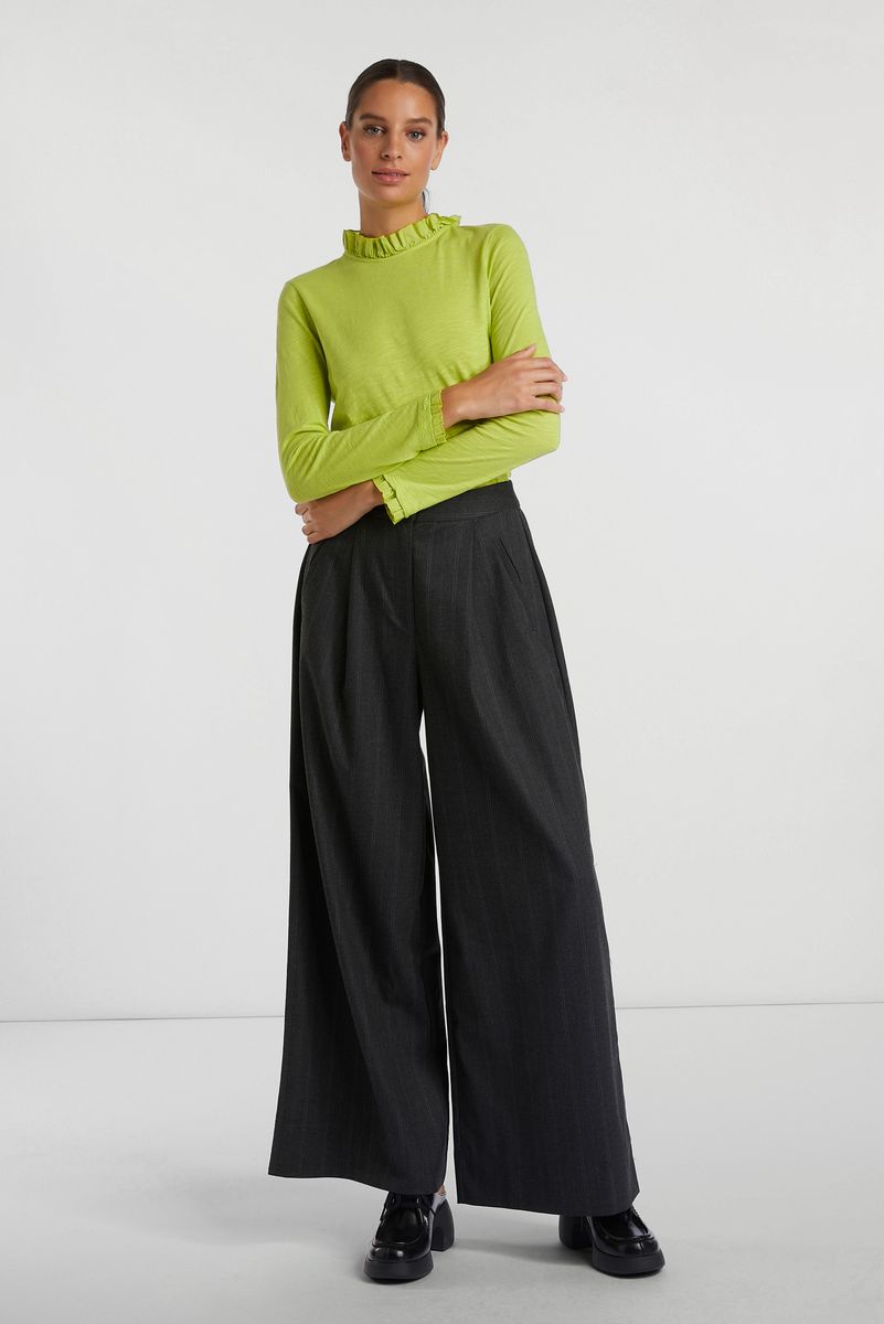 Organic Slub Frill Longsleeve