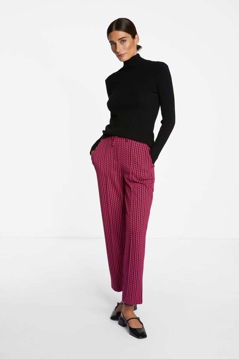 Jacquard pants