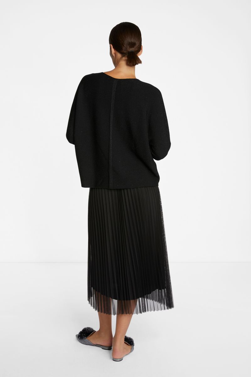 Tulle plissee skirt