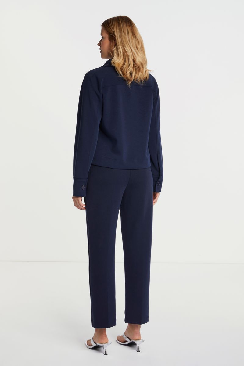 Suited interlock pants