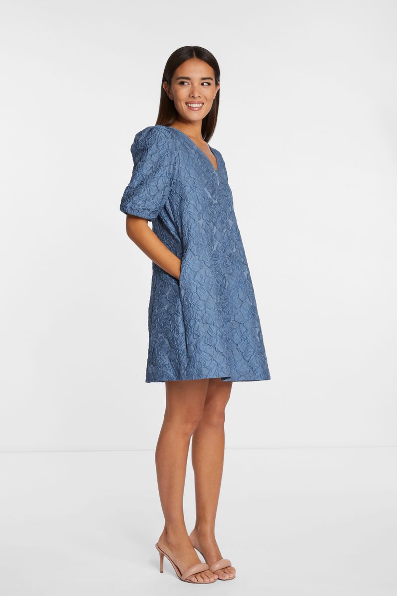 dress with V-neck
