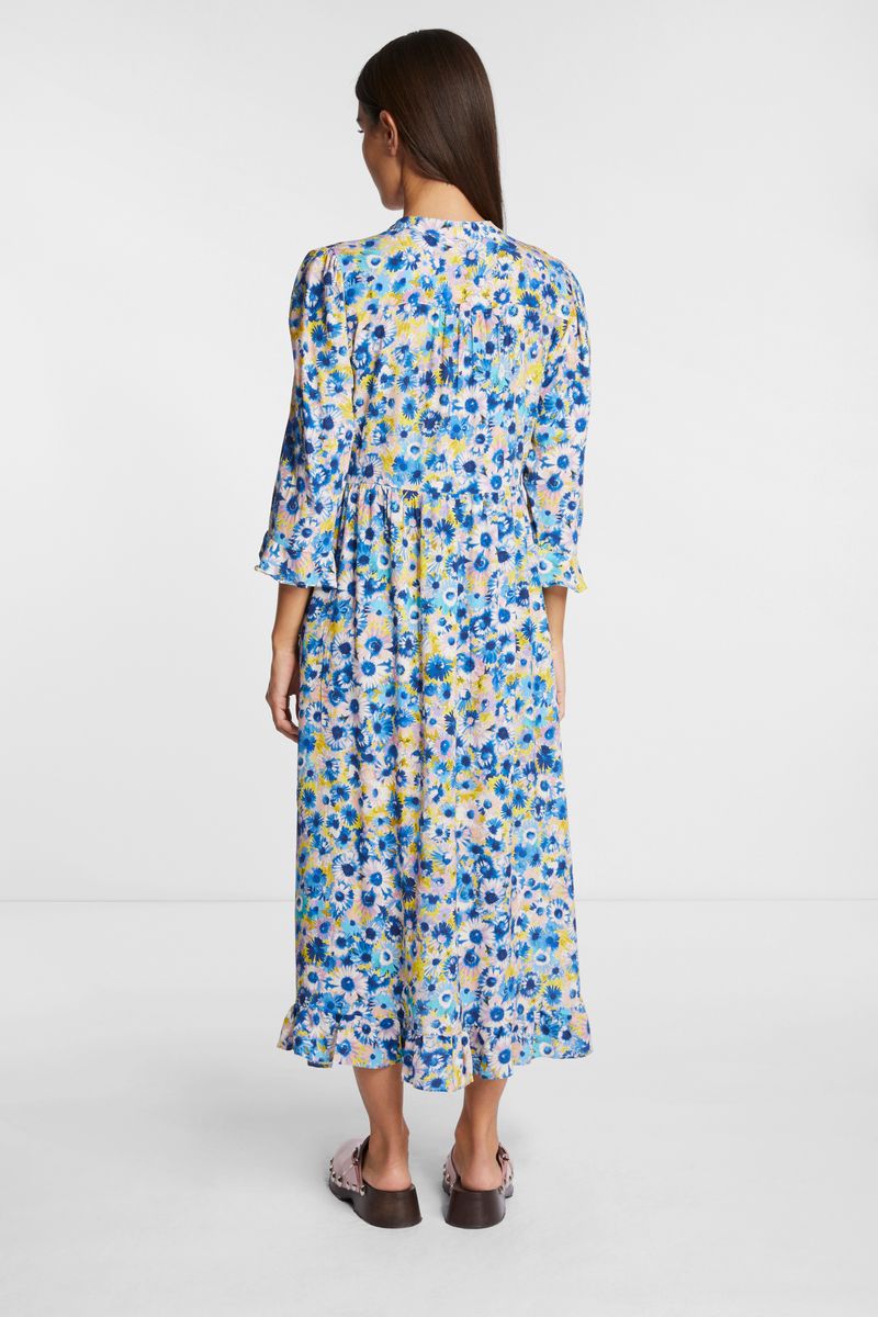 printed midi dress