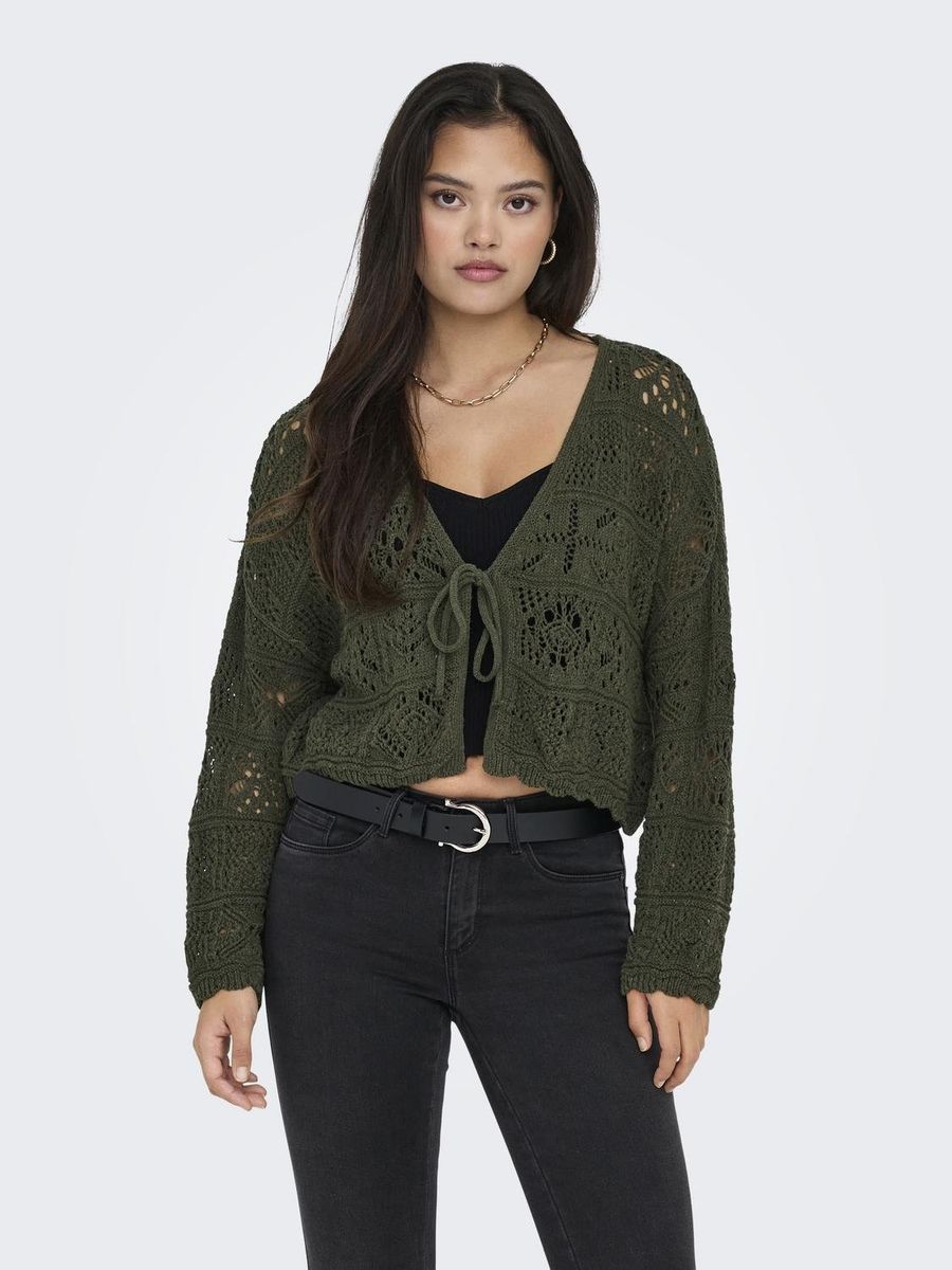 ONLBEACH LIFE 7/8 O-N CARDIGAN KNT NOOS