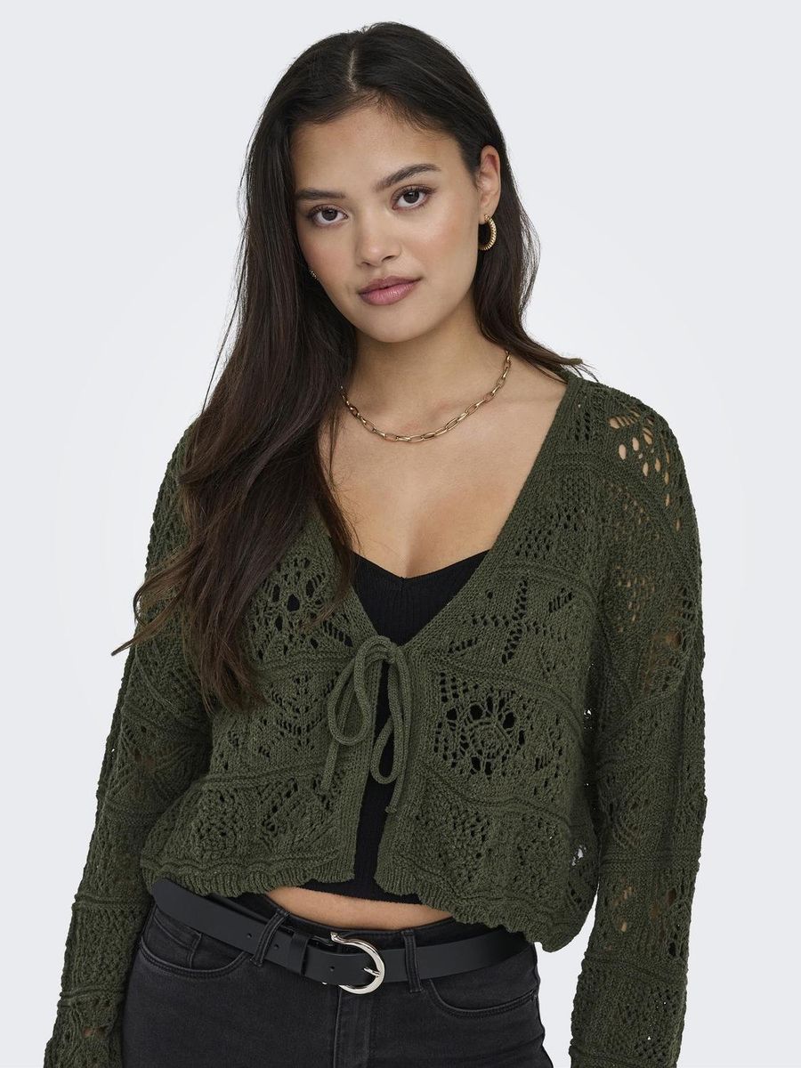 ONLBEACH LIFE 7/8 O-N CARDIGAN KNT NOOS