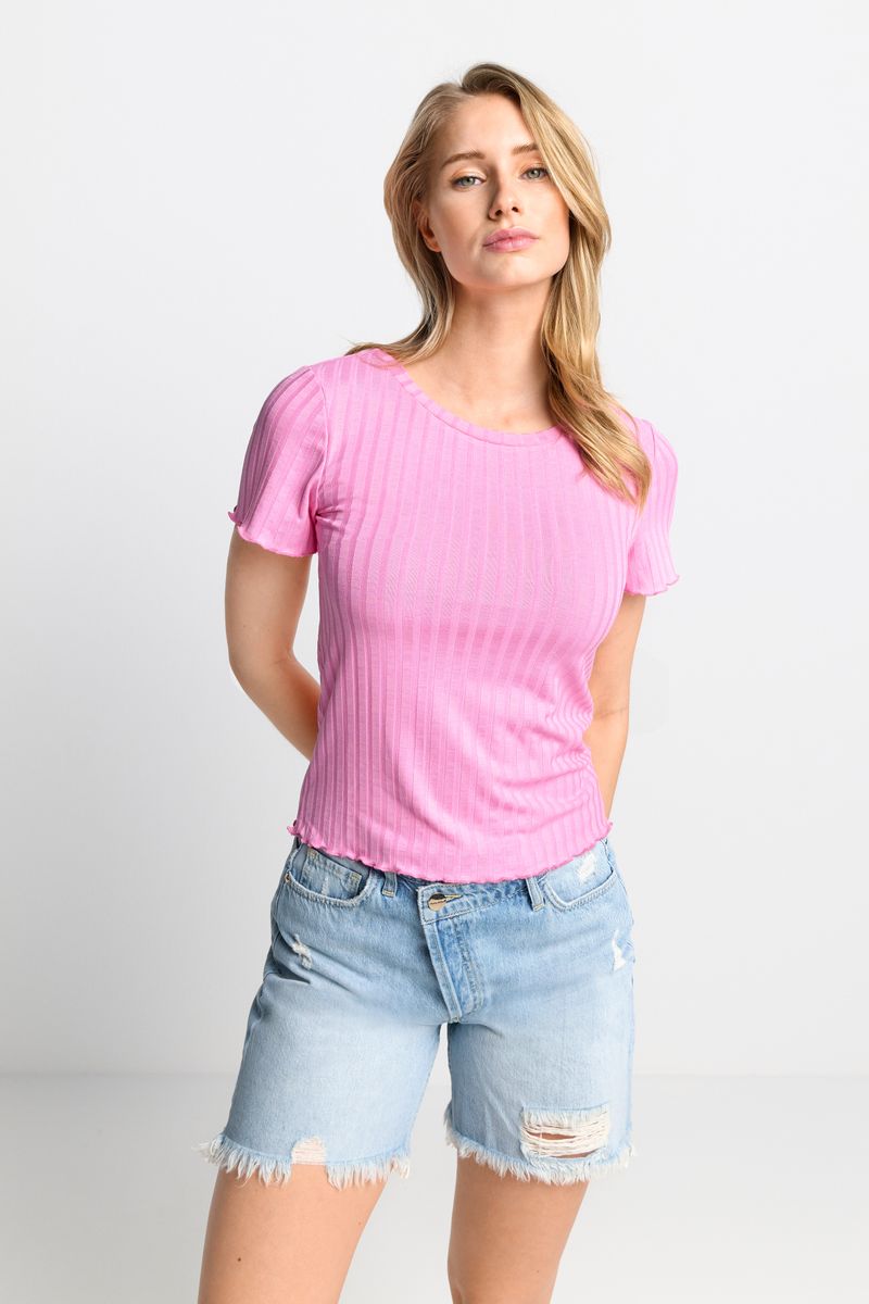rib T-Shirt