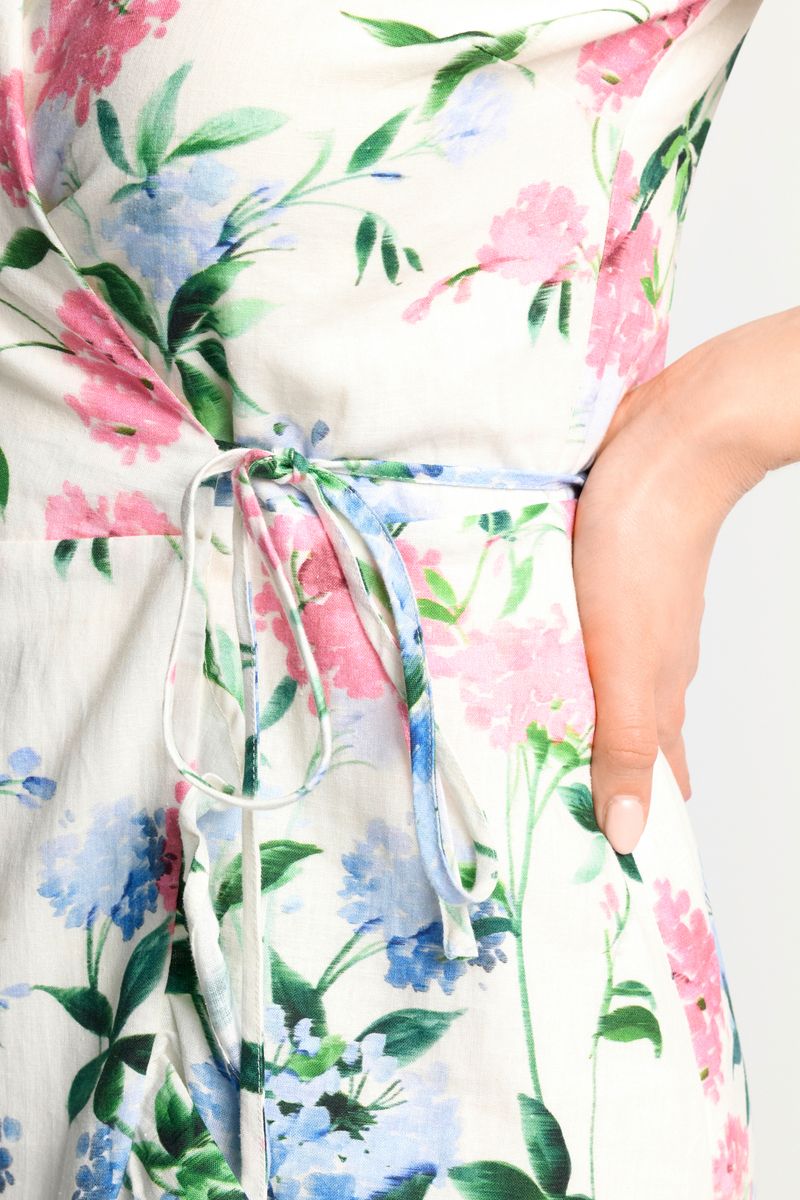 printed midi dress sustainable