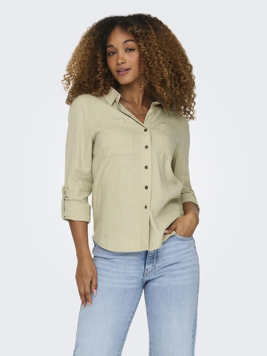 ONLYASMIN-CARO L/S LINEN SHIRT PNT NOOS