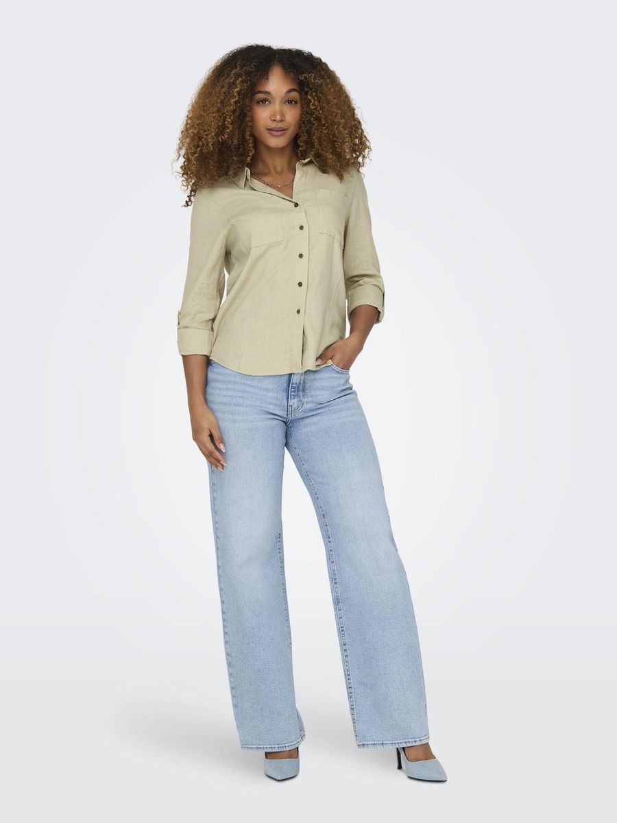 ONLYASMIN-CARO L/S LINEN SHIRT PNT NOOS
