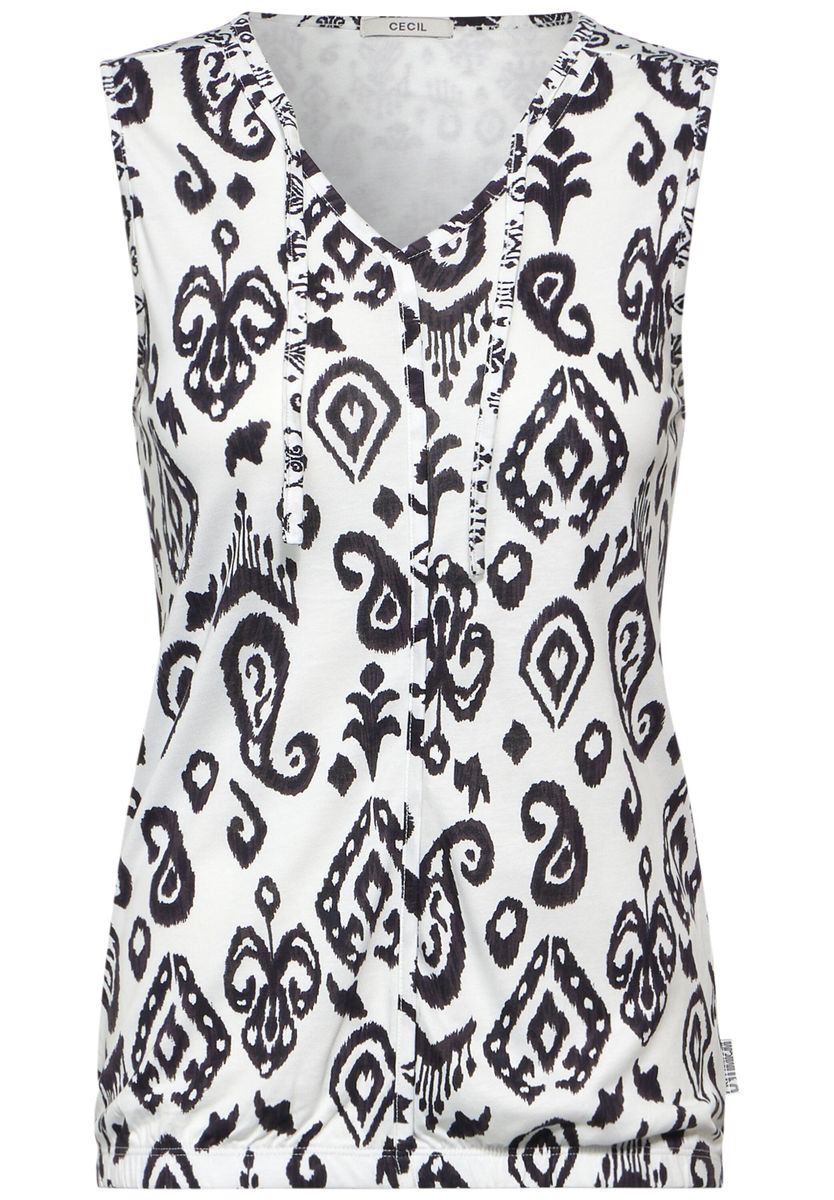 Top mit Ornament Print