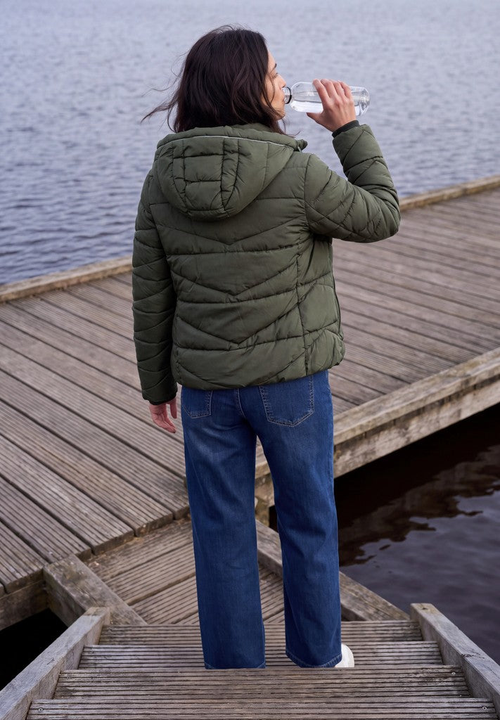 CECIL Jacke TOS Sportive Padded Olive Night – Ansicht 4