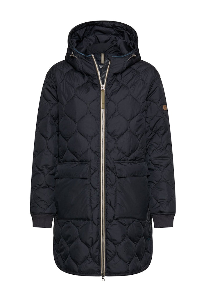 camel active Mantel Winddichter mit Übergroßer Navy