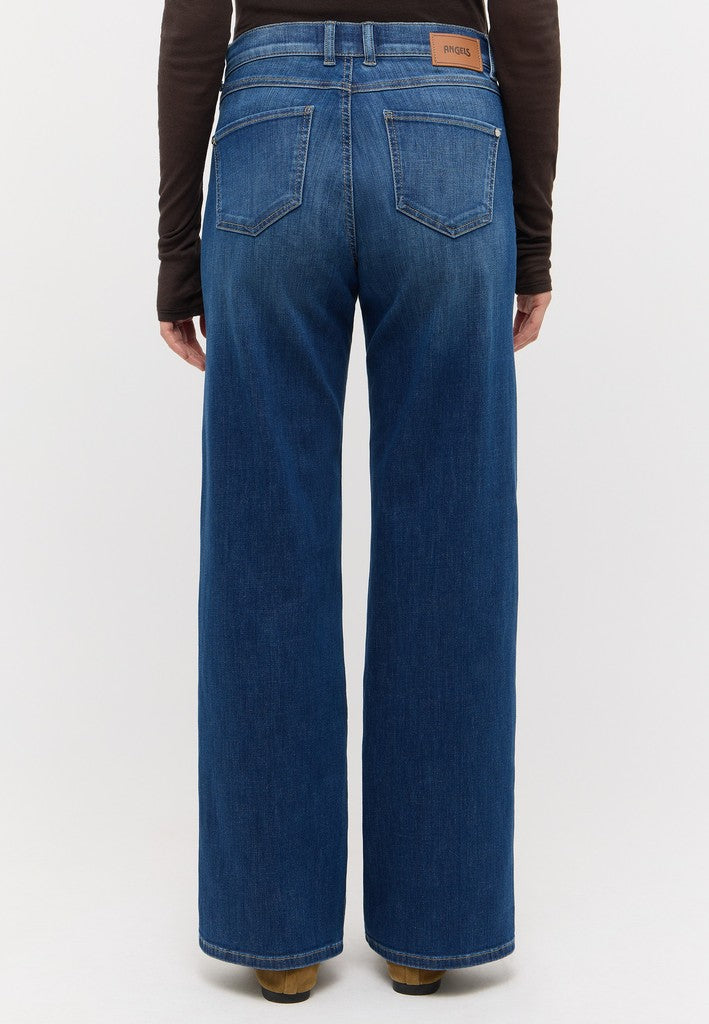 Angels Flared Jeans LIZ Glory Mid Blue Used Blau – Ansicht 4
