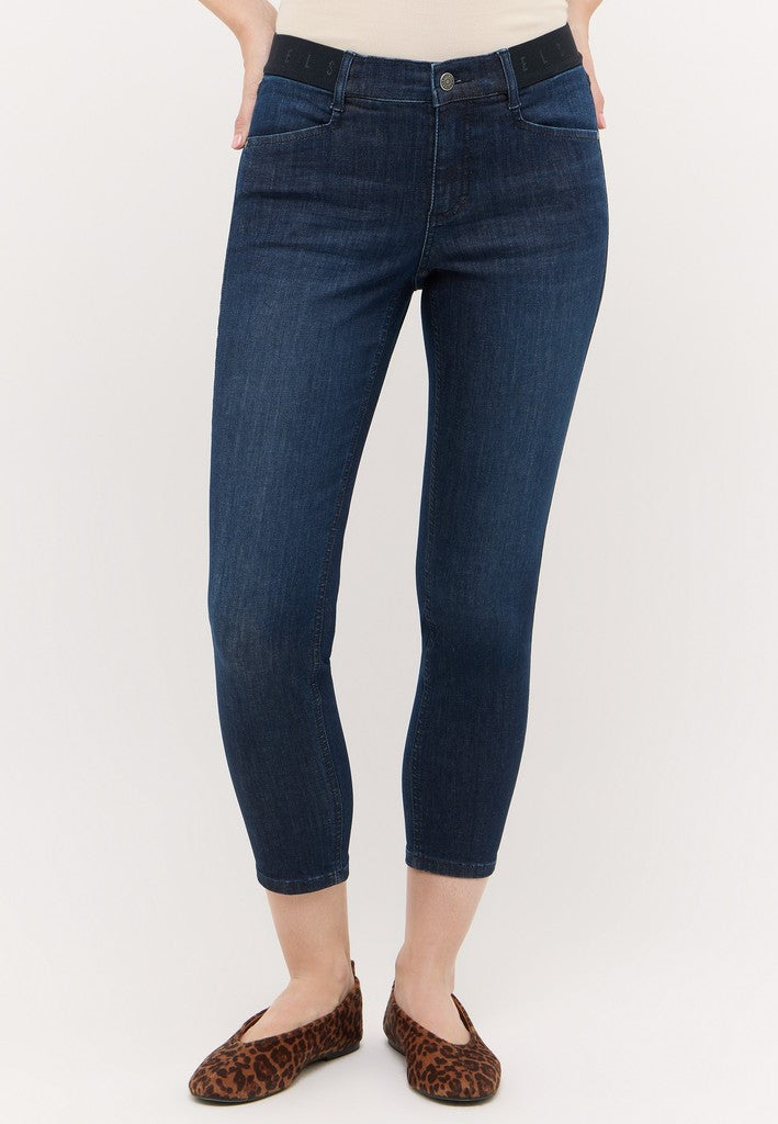 Angels Slim Fit Jeans Ornella Sporty Dark Indigo Used Navy – Ansicht 2