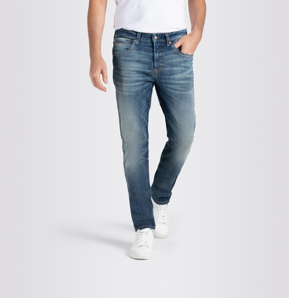 MAC Jeans Arne Pipe Workout Original Blue Extrem Wash Blau