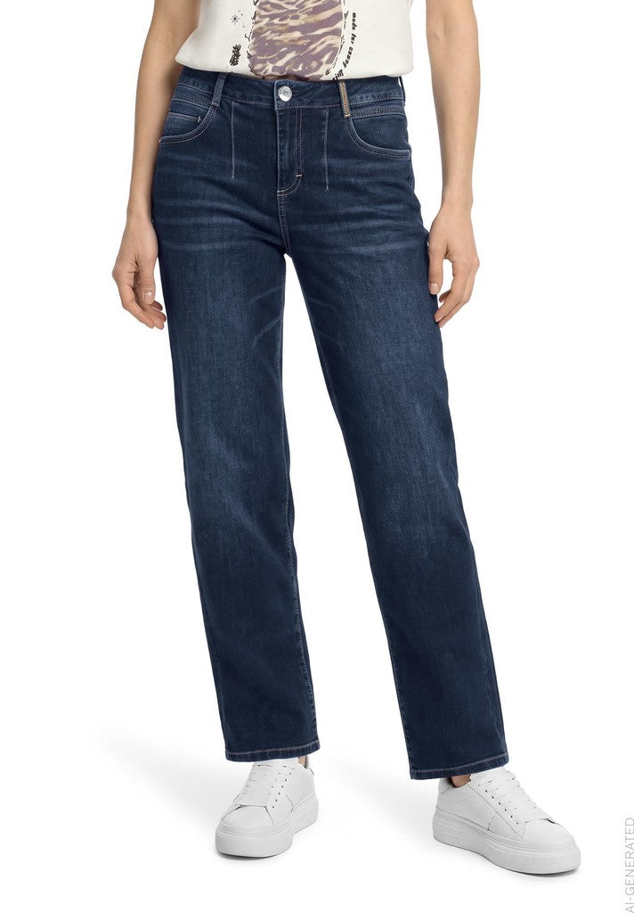 Cartoon Jeans Used Blau