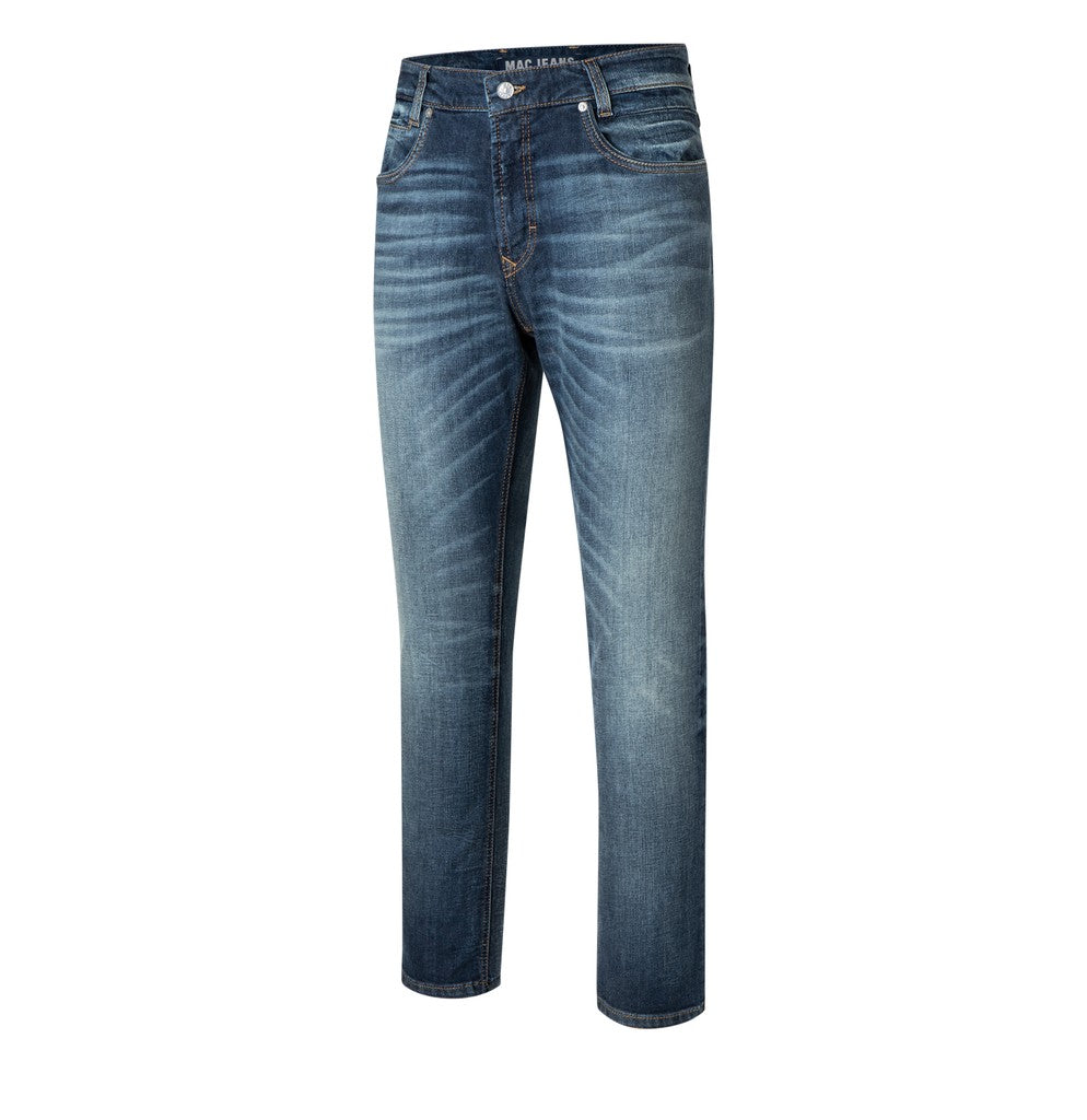 MAC Jeans Arne Pipe Workout Original Blue Extrem Wash Blau – Ansicht 4