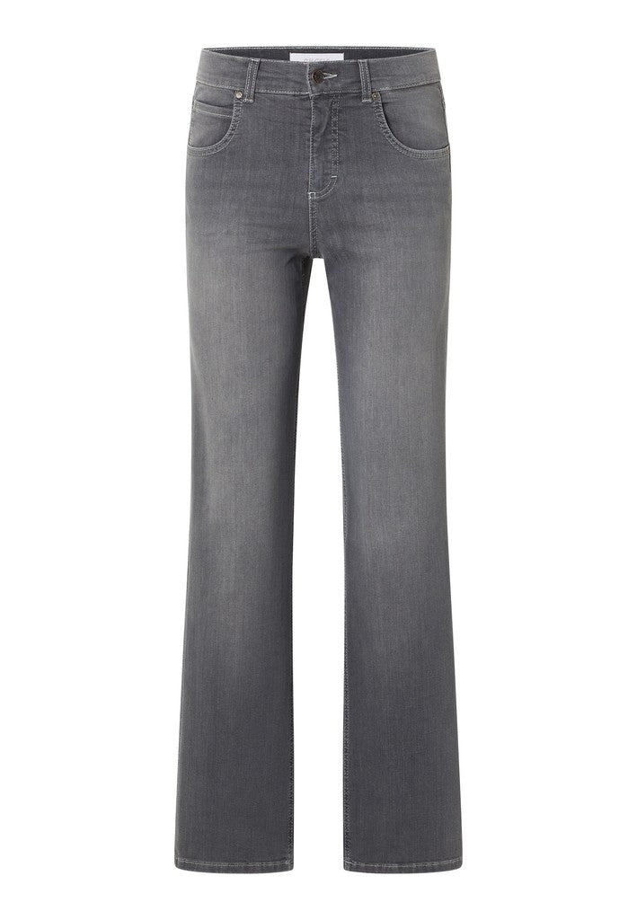 Angels Flared Jeans Lara Mid Grey Used Grau