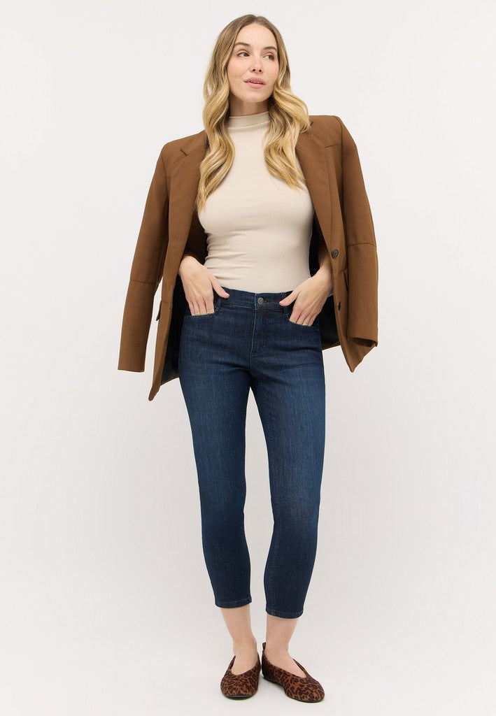 Angels Slim Fit Jeans Ornella Sporty Dark Indigo Used Navy – Ansicht 3
