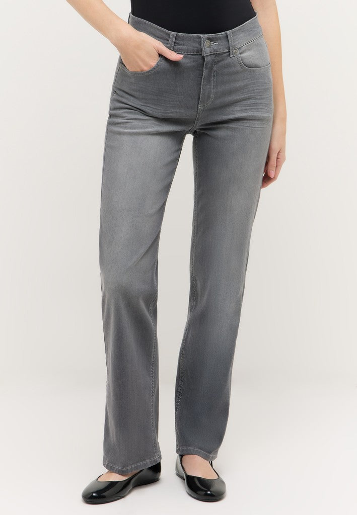 Angels Flared Jeans Lara Mid Grey Used Grau – Ansicht 2