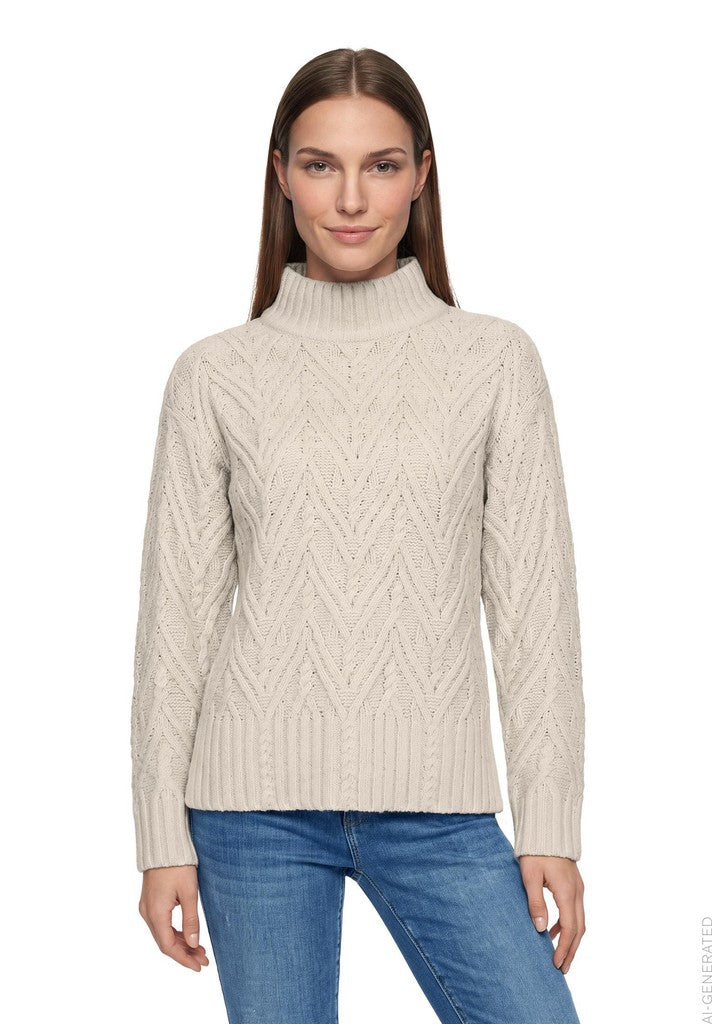 Socosy Strickpullover Beige
