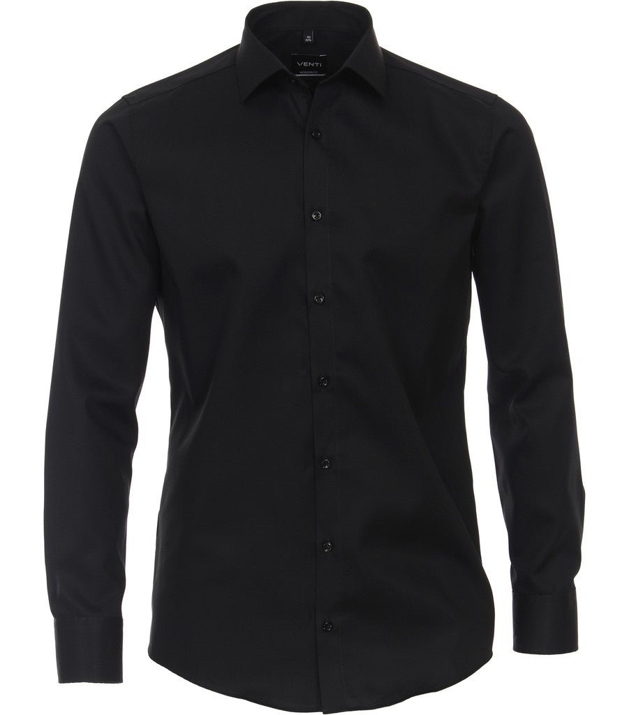 CASA MODA Hemd Kent Modern Fit Schwarz