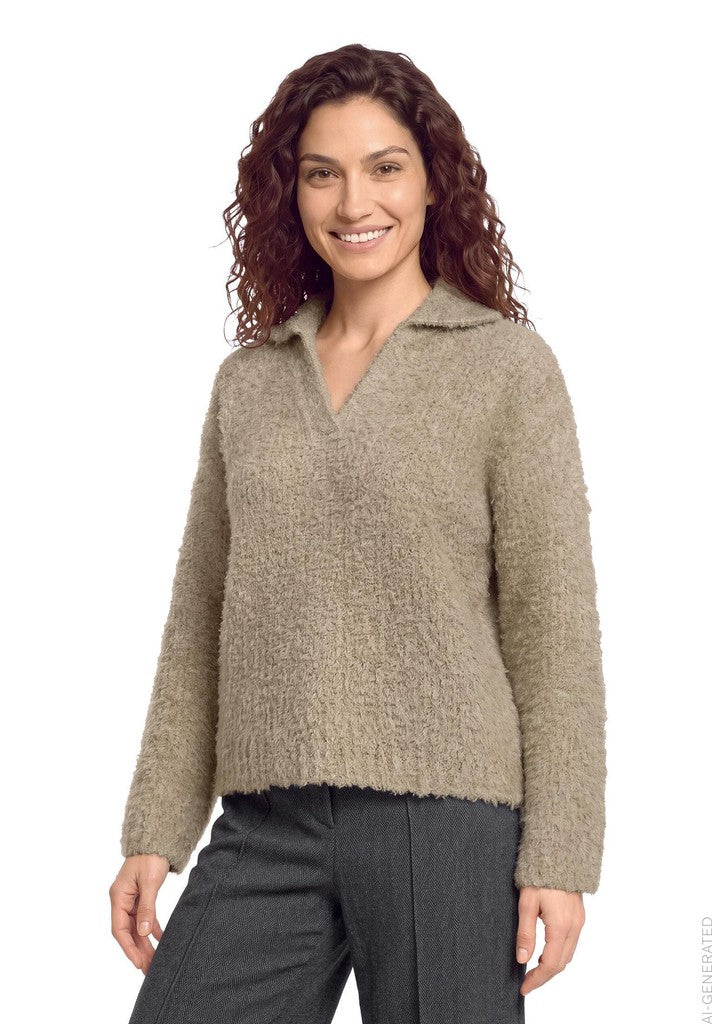 Cartoon Pullover Light Mauve