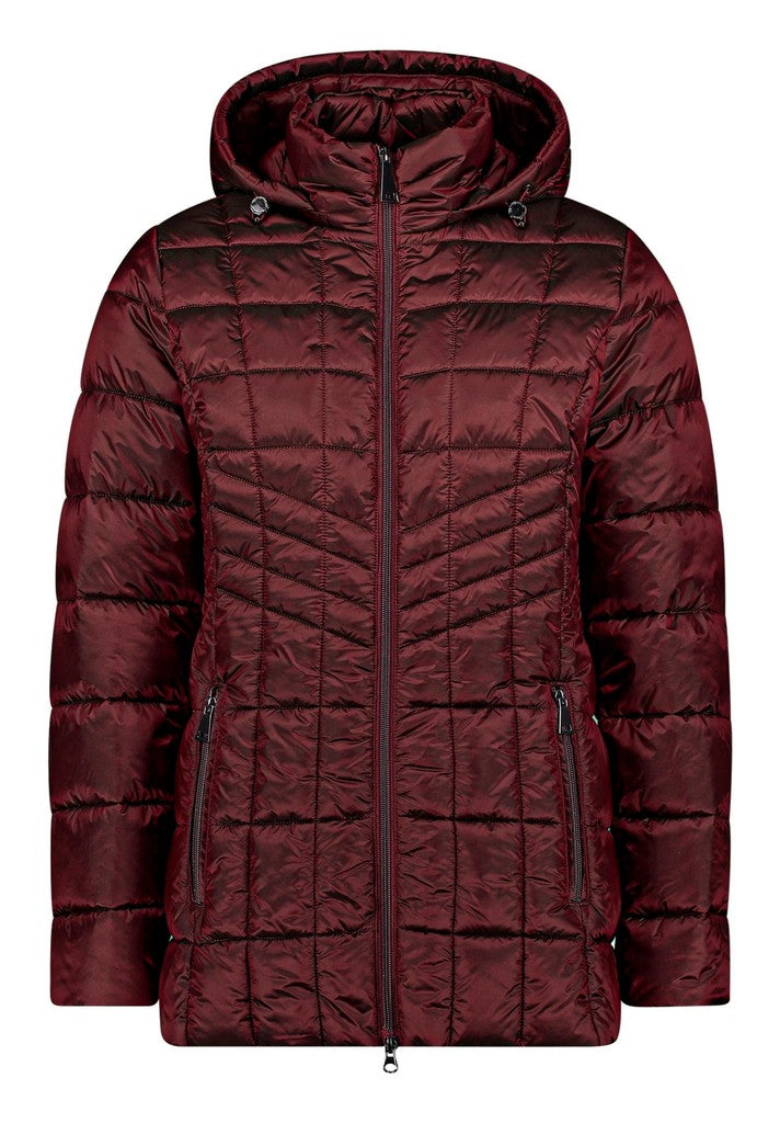 Betty Barclay Jacke Watte Dunkelrot