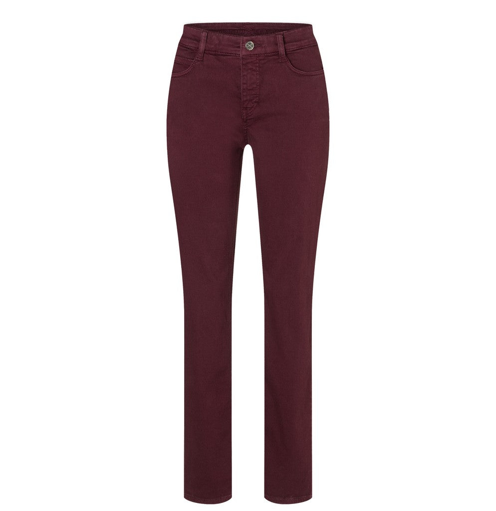 MAC Straight Leg Jeans Dream denim Rot Bordeaux – Ansicht 2